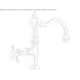 Single lever countertop mixer Turbiv