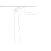 Single-lever countertop washbasin tap without waste Bayside