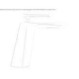 Single-lever countertop washbasin tap without waste Jasionow
