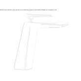 Single-lever countertop washbasin tap without waste Jasionow
