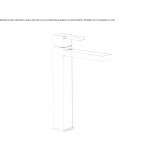 Bateria umywalkowa nablatowa 1-otworowa Balin