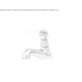 Countertop washbasin tap with 1 hole Tepehan