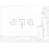3-hole wall-mounted washbasin tap Corlaer