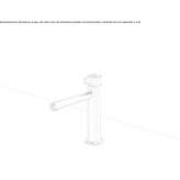Countertop washbasin tap, single-lever, steel Maroeuil