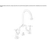3-hole bridge faucet with automatic cork stopper Send