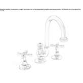 Washbasin tap with high countertop, 3-hole Send