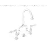3-hole bridge faucet with automatic cork stopper Aktepe
