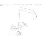 Tall 1-hole washbasin tap Montrem