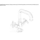 Countertop washbasin tap Montrem
