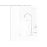 Free-standing washbasin tap made of stainless steel Creola
