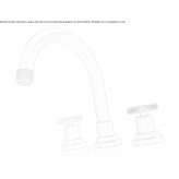 3-hole brass countertop washbasin faucet Veruno