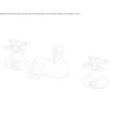 3-hole countertop washbasin tap Maxton