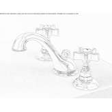 3-hole countertop washbasin tap with automatic stopper Satov