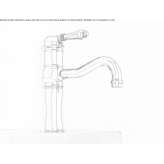 1-hole countertop washbasin tap Meclov