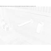 Two-hole, single-lever, wall-mounted washbasin faucet Koka