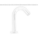 Electronic countertop washbasin faucet Skuodas