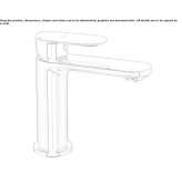 Single-lever countertop washbasin tap Gorzyce