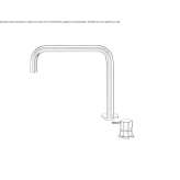 Washbasin tap in chrome-plated brass Elshout