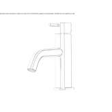 Washbasin tap in chrome-plated brass Elshout