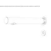 Infrared electronic wall faucet for public toilets Lithgow