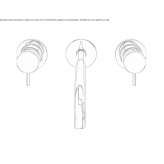 Washbasin tap in chrome-plated brass Elshout