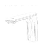 Zamak electronic infrared washbasin faucet Cruas