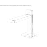 Washbasin tap in chrome-plated brass Duxbury