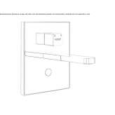 Infrared washbasin faucet made of stainless steel with aerator Bekhtery