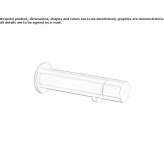 Wall-mounted washbasin tap, 1-hole, stainless steel Ulbroka