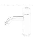 Infrared electronic faucet for public toilet Meschede