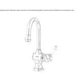 Countertop washbasin tap made of chrome-plated brass Singen