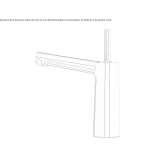 1-hole chrome-plated brass washbasin tap on countertop Ruma