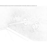 3-hole stainless steel wall-mounted washbasin tap without stopper Maroeuil