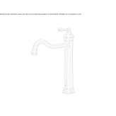 Countertop washbasin tap with 1 hole Portets