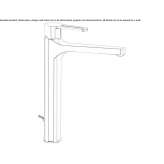 Single-lever countertop washbasin tap Condette