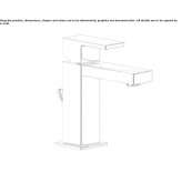 Bateria umywalkowa nablatowa z korkiem korkowym Chirkey