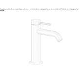 Single-lever countertop washbasin tap Wetwang