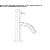 Single-lever countertop washbasin tap made of stainless steel Ulbroka