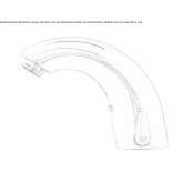 Infrared electronic faucet for public toilet Aime