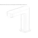 Countertop washbasin tap with aerator Xometla