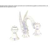 3-otworowa bateria umywalkowa z kryształami Swarovski® Clarence