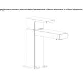 Bateria umywalkowa nablatowa jednouchwytowa Chirkey