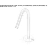 Hydroprogressive countertop washbasin tap made of stainless steel Montoro