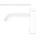 Infrared electronic self-closing faucet for public toilets Meschede