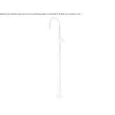 Free-standing washbasin tap made of stainless steel Jagual