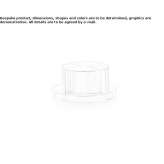 Hydroprogressive single-lever bathtub faucet made of stainless steel Marquion