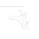Washbasin tap with a bar Lumes