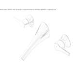 3-hole wall-mounted washbasin tap in chrome-plated brass Lumes