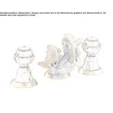 3-otworowa bateria umywalkowa z kryształami Swarovski® Clarence