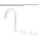 3-hole countertop washbasin tap made of stainless steel Cogenhoe